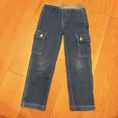 キッズ デニム カーゴパンツ
