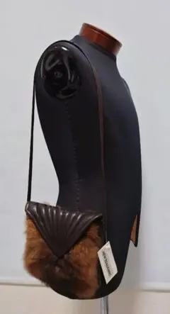 未使用デッドストック✨80s NEW ZEALAMBS ムートン ポシェット