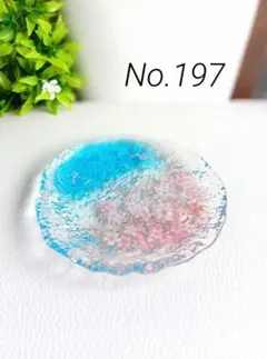 レジンアートNo.197☆水面桜☆置物☆小物入れ☆ハンドメイド