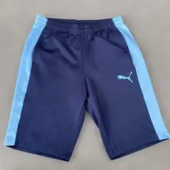 PUMA ハーフパンツ L ネイビー/ライトブルー