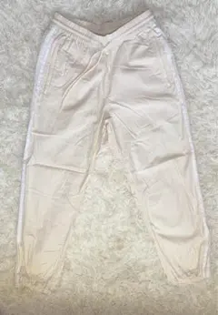 adidas ホワイト ジョガーパンツ S トラックパンツ