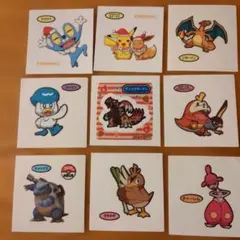 ポケモンパンシール クリスマスセット 9枚+おまけあり