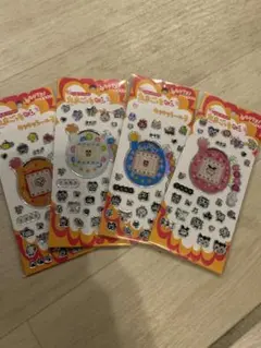 たまごっち　たまごっちプラス　キラキラシール3 ４種類セット　セリアコンプリート