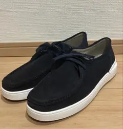 Clarks M.I. 1 ネイビー スエード スニーカー クラークス