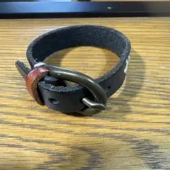 H awk Companyレザーベルトバングル