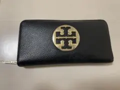 Tory Burch ブラックレザー長財布 トリーバーチ