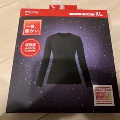 HEATTECH 長袖 Tシャツ XL ブラック