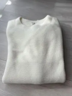 ユニクロ　メンズ　UNIQLO 3Dクルーネックセーター　Lサイズ