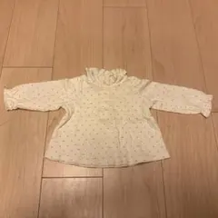 美品 プチバトー ベビー　カットソー　6M 67センチ