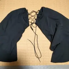 Ray BEAMS レースアップ ボレロ ブラックのサムネイル