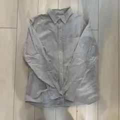 GLOBAL WORK ストライプ 長袖シャツ Sサイズ