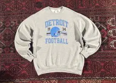 USA古着 カレッジロゴ スウェット トレーナー グレー L