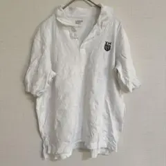 Lands'End ホワイト ポロシャツ XL ランズエンド