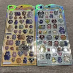 正規品　mojojojo うるちゅるポップシール　2枚セット