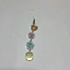 サンリオ シークレットおはじきシール風アクセサリー ポムポムプリン　ストラップ