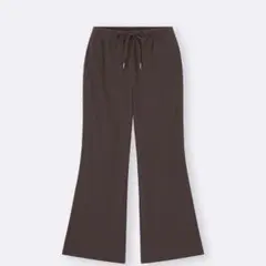 GU リブイージーワイドパンツ