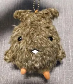 ［美品］愛・地球博 キッコロ ぬいぐるみ マスコット (ブラウン)