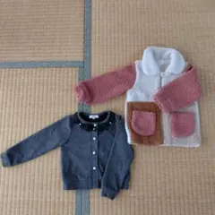 3can4on カーディガンとジャケットセット 100cm