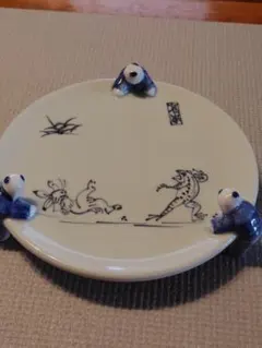 波佐見光琳窯高山寺鳥獣戯画21,5cmプレート皿 - メルカリ