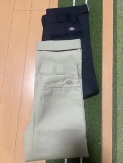 Dickies 874ワークパンツ カーキ　ブラック 33×30