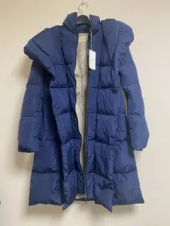 訳有 未使用タグ付き DESPRES ネイビー ダウンジャケット ロング デプレ
