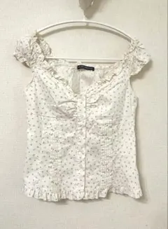 Brandy Melville 花柄 半袖 トップスのサムネイル