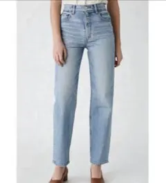 moussy ライトブルーストレートデニム