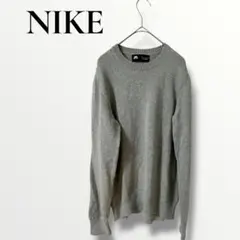 NIKE ナイキ　長袖トレーナー　トップス　カットソー　グレー　S　無地