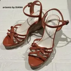 アルテミスバイダイアナ DIANA コルク調ウェッジソール ヒールサンダルのサムネイル