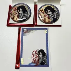 鬼滅の刃 伊黒小芭内　中国限定　非遣シリーズ　缶バッジ　クリアカード