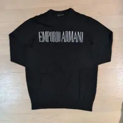 EMPORIO ARMANI クルーネックニット ブラック Mのサムネイル