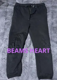 BEAMS HEART キルティングパンツ ブラックのサムネイル