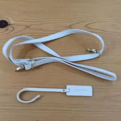 バッグ用ショルダーストラップ（調整可能）　ネームタグ付