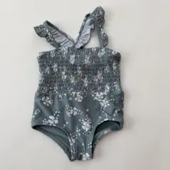 H&M ベビー 水着 70 グリーン 女の子