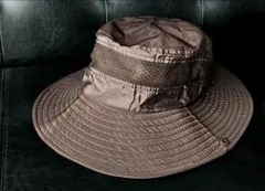 ✨　メッシュが涼しい　メンズハット　フリーサイズ　ブラウン