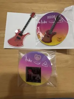 hide ギター ピンバッジ アクリルステッカー　セットのサムネイル
