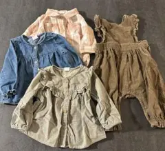 H&M futa futa ベビー服4点 まとめ売り 4-6M 70