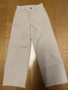 【SLOBE IENA】ヘリンボーン切替えパンツ