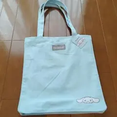 新品 未使用　シナモロール スクエアトートバッグ カラー帆布バッグ サンリオ