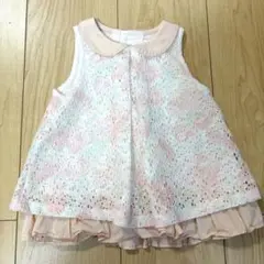 美品 sense of wonder レースフラワー チュニック80cm ピンクのサムネイル