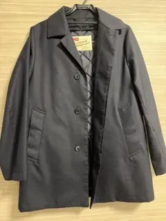 トラディショナルウェザーウェア　ダークブルー ステンカラーコート