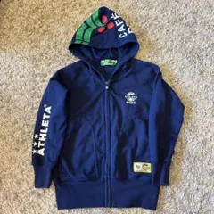 ATHLETA ships ネイビー パーカー 100