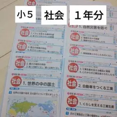 社会 小学5年 カラーテスト 新学社（前期）（後期）セット 社会 小学5年 カラーテスト 新学社（前期）（後期）セット