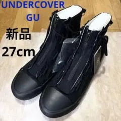 新品 GU UNDERCOVER ハイカットスニーカー ブラック 黒 27cmのサムネイル