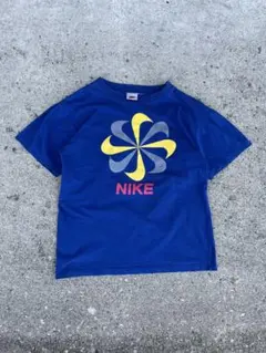 NIKEビンテージTシャツ 風車柄70'sオレンジタグ - メルカリ