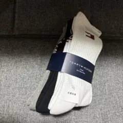 TOMMY HILFIGER トミーヒルフィガー 靴下 ソックス 3足セット
