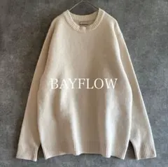 BAYFLOW｜ベイフロー｜クルーネック ニット セーター