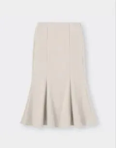 GU ヘリンボーン　マーメイドロングスカート