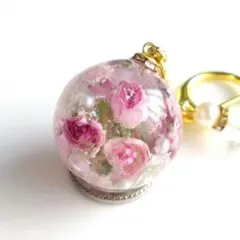キーホルダー レジン 球体