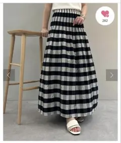 ガリャルダガランテ　GALLARDAGALANTE ギンガムチェックスカート